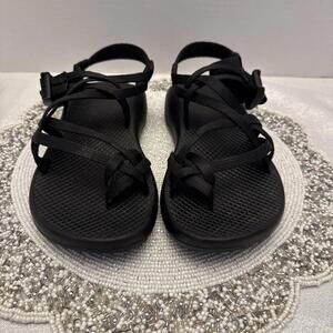 Chaco Black Strappy Sandals